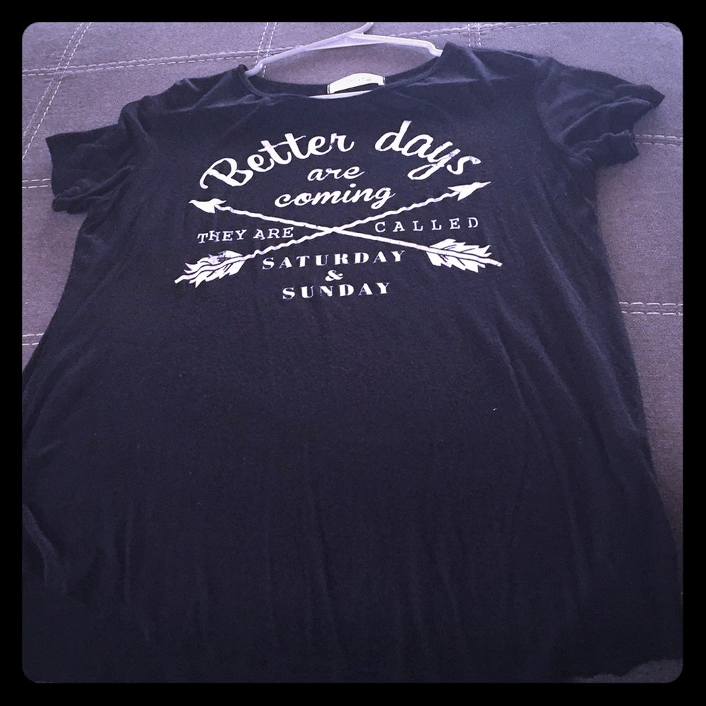 Great Weekend Tee.  Loose fitting